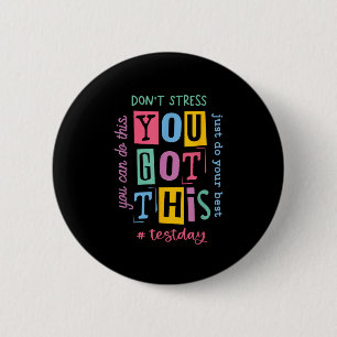 Sie Got den Testtesttag mit dem Stress-Rock des Do Button