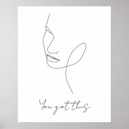 Sie Got diesen benutzerdefinierten Text der Linie Poster