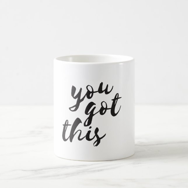 Sie got dieses, typografische Tasse (Mittel)