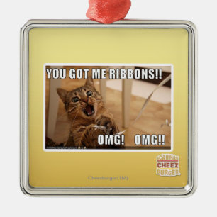 Sie got mich Bänder!! Ornament Aus Metall