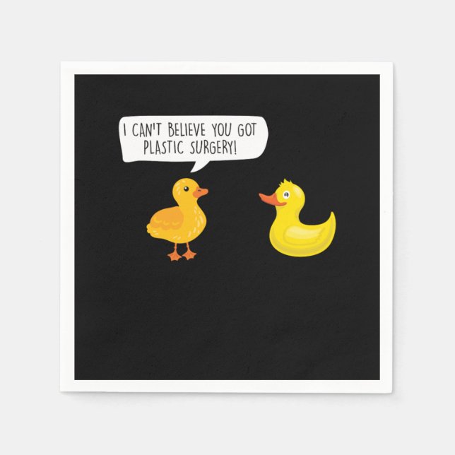 Sie Got Plastik-Operation Kosmetische Chirurgen Ge Serviette (Vorderseite)