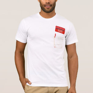 Sie got Rot auf Ihnen T-Shirt