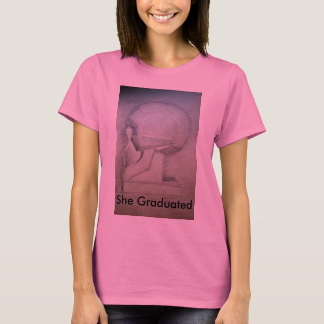 Sie graduierte T-Shirt (Vorderseite)