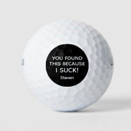 Sie haben das gefunden, weil ich lustig Personalis Golfball