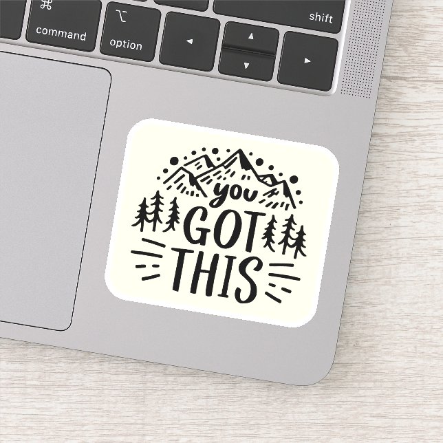 Sie haben das got aufkleber (Detail)