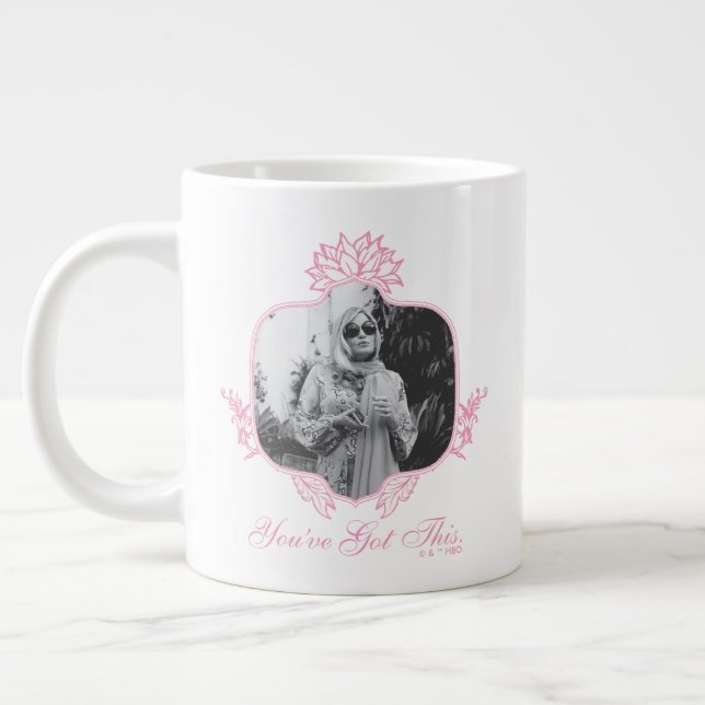 Sie haben das Got - die weiße Lotus Jumbo-Tasse (Links)