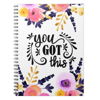Sie haben das Got | floral Inspiration Notizblock
