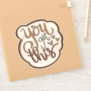 "Sie haben das Got" Inspirivity-Aufkleber Aufkleber