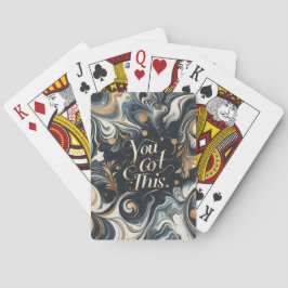 Sie haben das Got - Luxus Motivierend Spielkarten