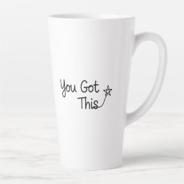"Sie haben das Got" Motivierend Star-Design Milchtasse