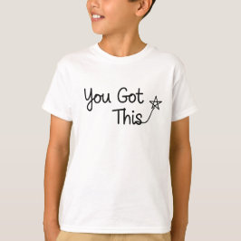 "Sie haben das Got" Motivierend Star-Design T-Shirt