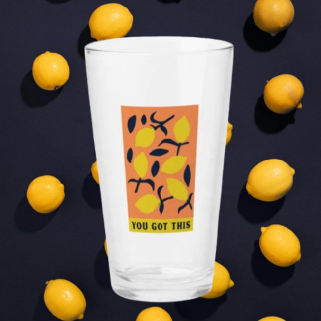 Sie haben das Got - nüchternes, lebendes Pint-Glas Glas (Von Creator hochgeladen)