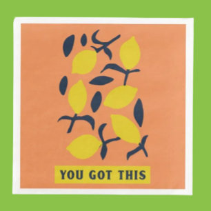Sie haben das Got - nüchternes Living Paper Napkin Serviette