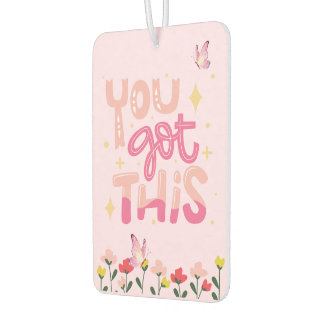 SIE HABEN DAS GOT | Pink Floral & Butterfly Motiva Autolufterfrischer