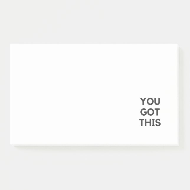 Sie haben das got post-it klebezettel (Vorderseite)