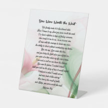 Sie haben das Schild/Liebe/Geschenk Pe warten wert