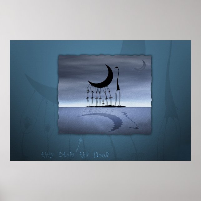 Sie haben den Mond gestohlen Poster (Vorne)