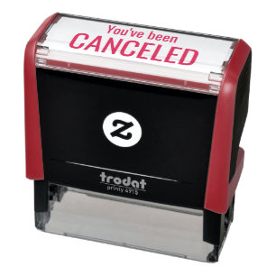 Sie haben die Briefmarke "Red Ink Self-Inking" Permastempel