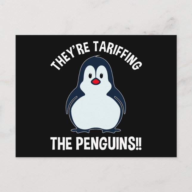 Sie haben die Pinguine gezaubert!! Postkarte (Vorderseite)