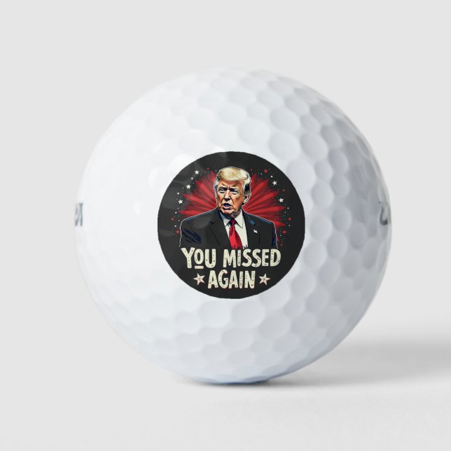 Sie haben die Wahl von Trump für Haustiere wieder  Golfball (Vorderseite)