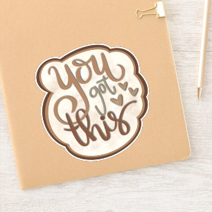 Sie haben diese moderne Ermutigungsinspiritivität  Aufkleber