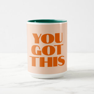 Sie haben diese rosa rote Tasse got