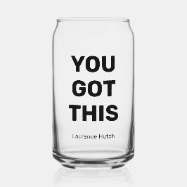 Sie haben diesen modernen, einfachen Personalisier Dosenglas