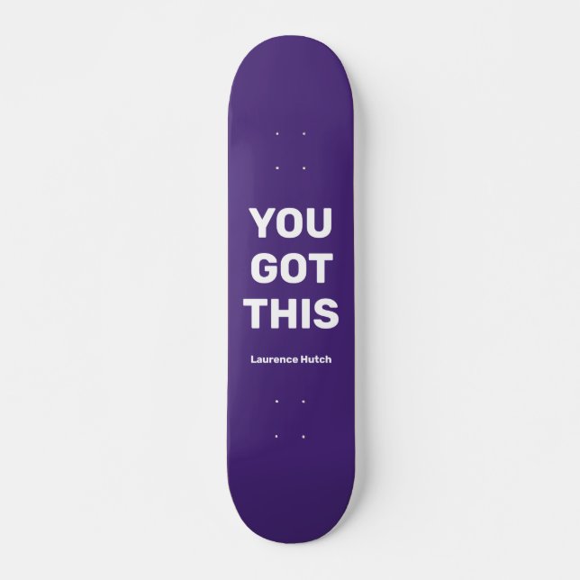 Sie haben dieses Coole Lila Violett Got | INDIVIDU Skateboard (Vorne)