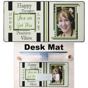 Sie haben dieses Foto grün schwarz got Schreibtischunterlage