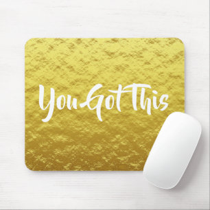 Sie haben dieses inspirierende White Zitat auf Gol Mousepad