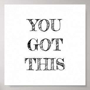 Sie haben dieses Minimalistische Poster Got