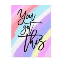 Sie haben dieses Motivierend Zitat-Regenbogenmuste