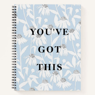 Sie haben dieses Quote Cosmos Blume Notebook Got Notizbuch