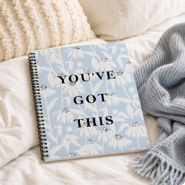 Sie haben dieses Quote Cosmos Blume Notebook Got Notizbuch