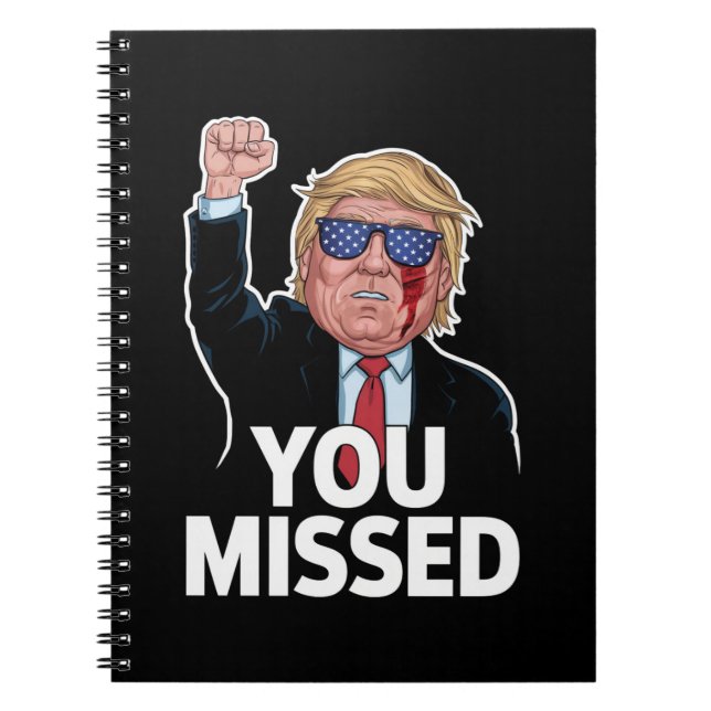 Sie haben Donald Trump vermisst Notizblock (Vorderseite)