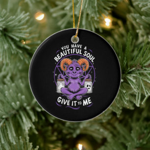 Sie haben ein schönes Soul Satanic Baphomet Keramik Ornament