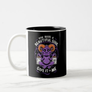 Sie haben ein schönes Soul Satanic Baphomet Zweifarbige Tasse