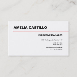 Sie haben einen Minimalistischen modernen Schlicht Visitenkarte