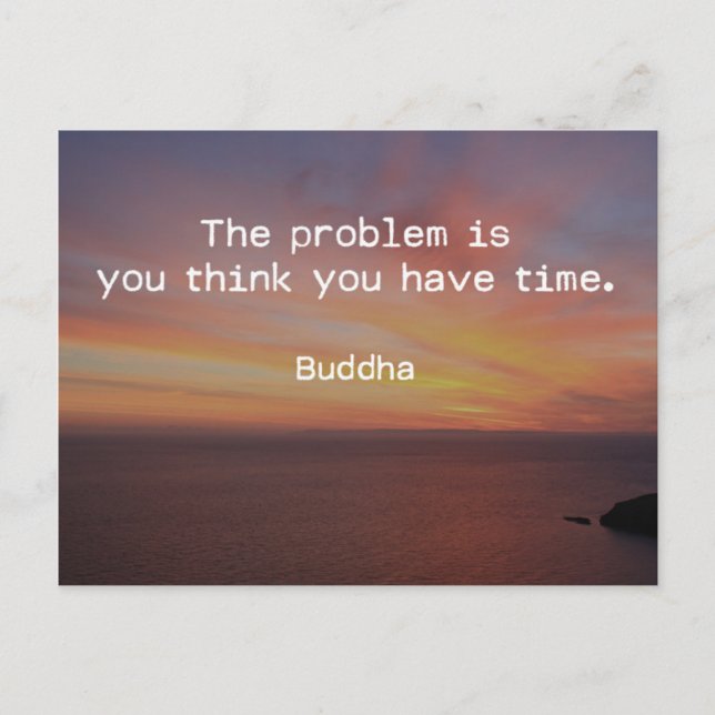 Sie haben einen Zeitkurs Postkarte (Vorderseite)