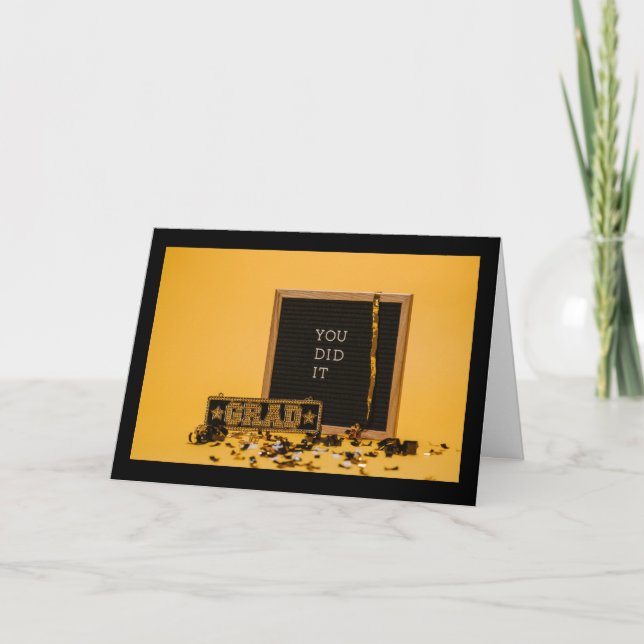 Sie haben es als Grußkarte gemacht Karte (Vorderseite)