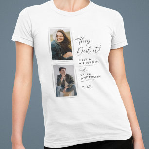 Sie haben es getan l Double Abschluss Foto T - Shi T-Shirt