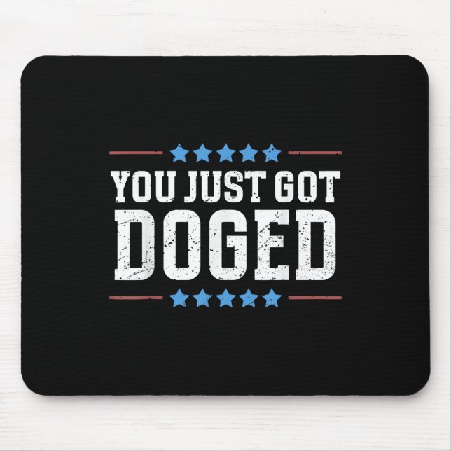 Sie haben gerade das abgestumpfte Trump-Regierungs Mousepad (Vorne)