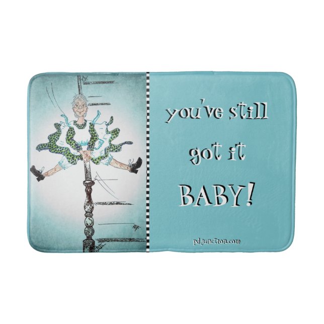 Sie haben got es noch BABY! Badematte (Vorderseite)