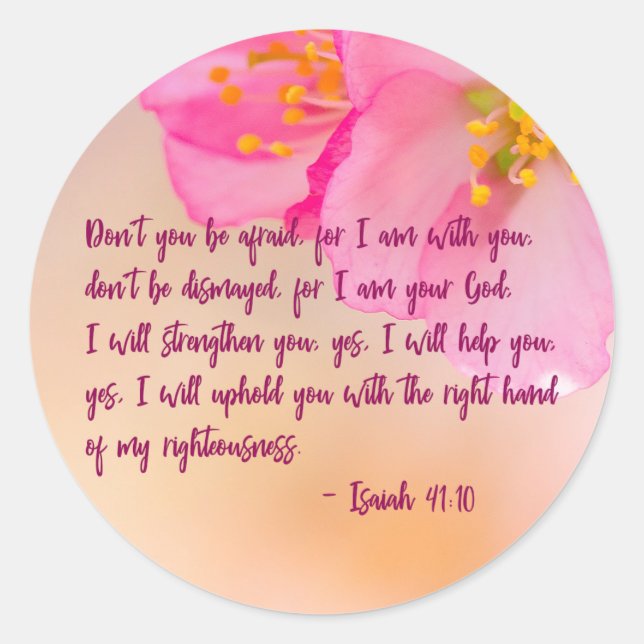 Sie haben keine Angst vor Christlichem Bläschen Runder Aufkleber (Vorderseite)