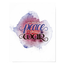 Sie haben mir Frieden in einer Kriegszeit gegeben: