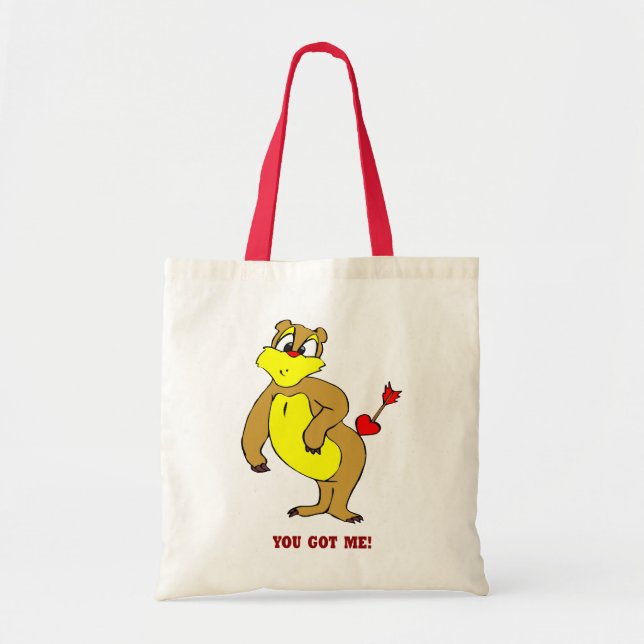 Sie haben mir Valentine Tote Bag Got Tragetasche (Vorne)