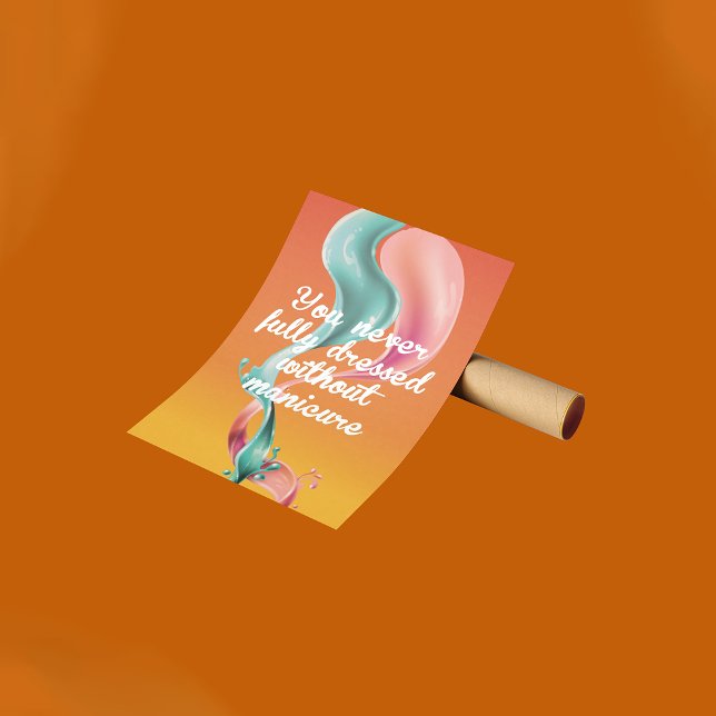 Sie haben nie ganz ohne Maniküre gekleidet, Nageln Poster (Von Creator hochgeladen)