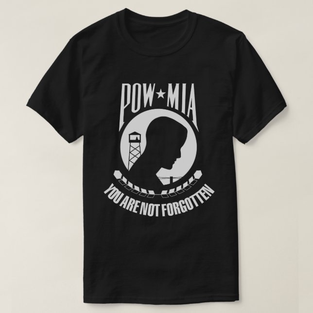 Sie haben POW/MIA nicht vergessen T-Shirt (Design vorne)