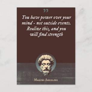 Sie haben Power über Ihren Geist - nicht außerhalb Postkarte