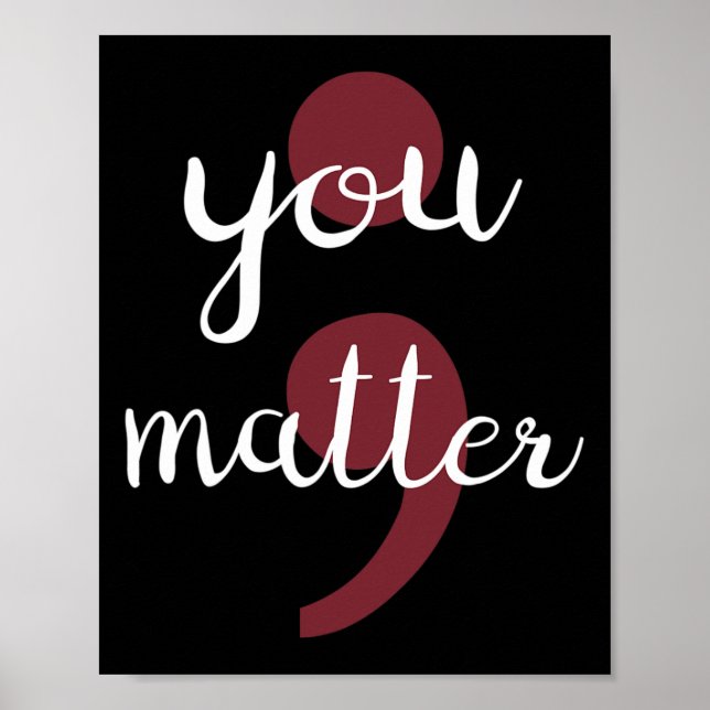 Sie haben Probleme mit der Suizidprävention Poster (Vorne)